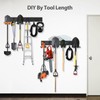Waturis Garage Organizer - 64 Inch Wall Mount Tool Storage,
