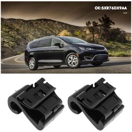 eMagTech 2 PCS Car Window Shade Hooks Compatible with Chrysler Compatible with Voyager 5XR76DX9AA Curtain Clip Set