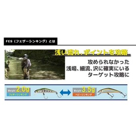 Smith D Compact FES 1.8 inches (45 mm) Feather Sinking SMITH D-CONTACT 19 Pink Yamame Foil 1.8 inches (45 mm)