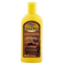 Mr. Leather Cleaner and Conditioner – Enriched Leather Conditioner – Leather Protector Liquid to Shine & Protect – Leather Cleaner for Car Interior, Furniture & More (8 oz)