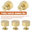 Palmcee 10 Pieces Door Knobs, Gold Round Drawer Knobs with