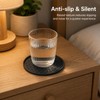 Nightstand Coaster, 6 Pack 3.94 Inch Drink Coasters with Storage