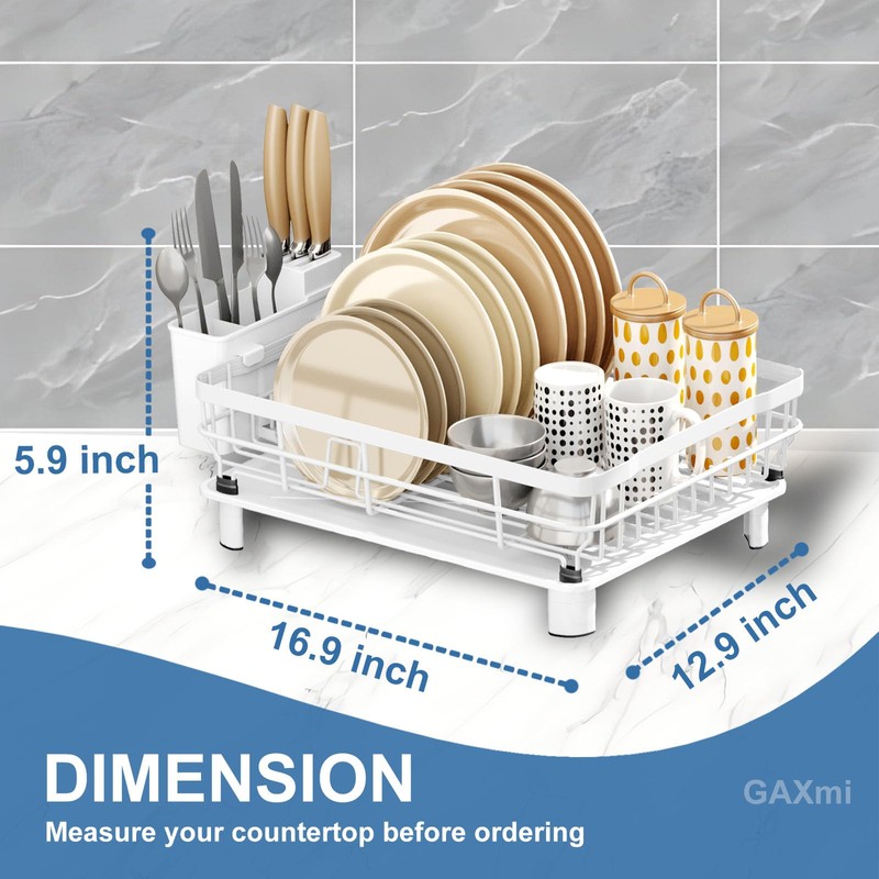 GAXmi Dish Drying Rack Over The Sink Dish Drainer with