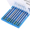 10Pcs Pure Tungsten Electrodes WP Green Tip for AC Tig