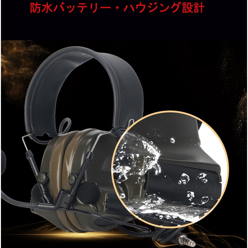 JinBling ZTAC Comta III Ztac Headset Sound Collector Soundproofing BK