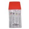 KD89 Horotec MSA01.003 Set of 4 Classic Watchmaker's Screwdrivers Chrome-Plated