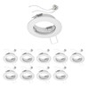 ledscom.de 10 Pieces Ceiling recessed Frame Fere recessed Frame White