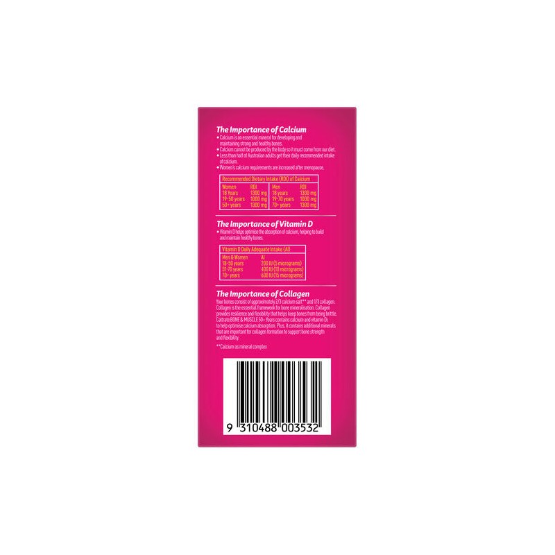 Caltrate Bone & Muscle 50+ Years 100 Tablets