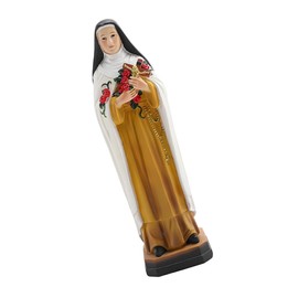 BUGUUYO Resin Nun Statue Adornment for Indoor Decoration Catholicism Art Sculpture with Delicate Details Resin Craft for Home Decor and Photography Prop
