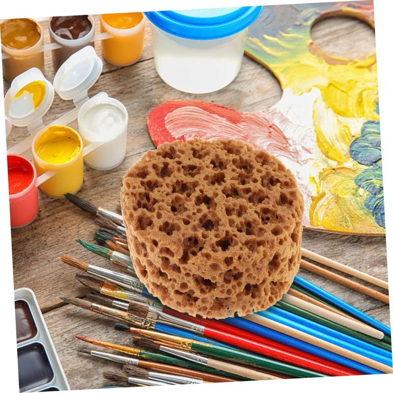 Sosoport Imitation Sea Sponge Painting Tool Unique Textured Sponge Brush