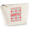 Hippowarehouse daddy elf printed make up cosmetic wash bag 18x19x9cm