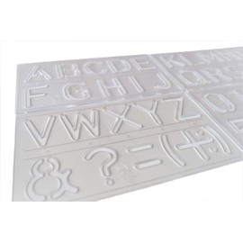 50mm 30mm 20mm Stencils Letters Numbers ALPHABET STENCIL Set