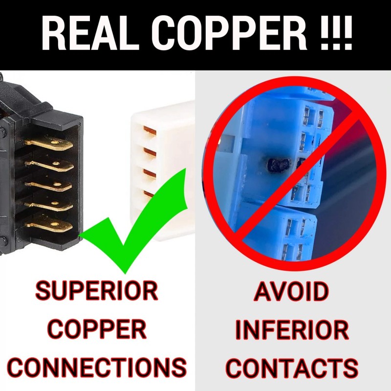 AutoLöc Power Accessories Power Window Up Down Momentary Rocker Switch