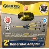 Voltec 30 AMP Generator W Adapter With E-ZEE Lock 04-00216