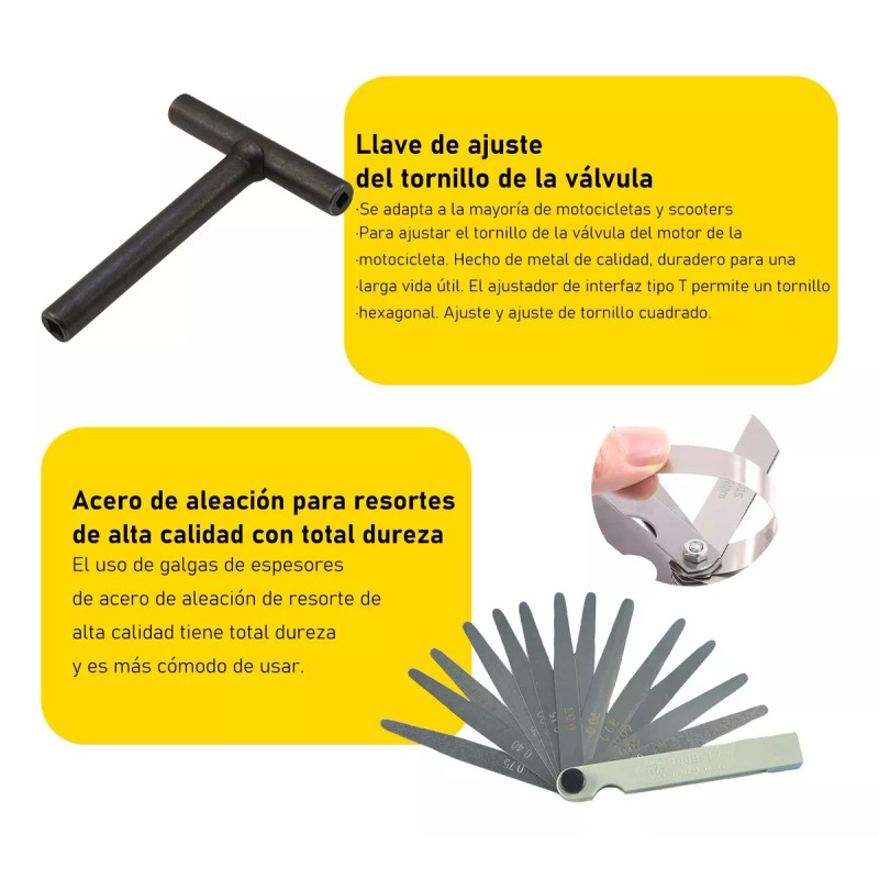 Zuotai 8mm/9mm/10mm 3pcs/set Llave De Válvula De Para Motocicleta