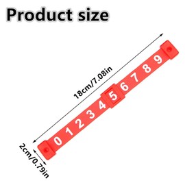 Lyfengdeam 2Pcs Foosball Score Counter, Table Football Score, Football Score Counter, Scoreboard Mini, Football Counter Mini, Football Scoreboard Keeper for Shuffleboard (Red 2 Pieces)