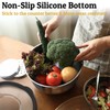 Mixing Bowls with Lids Set - Non-Slip, Airtight Warp-Proof TPR-AS