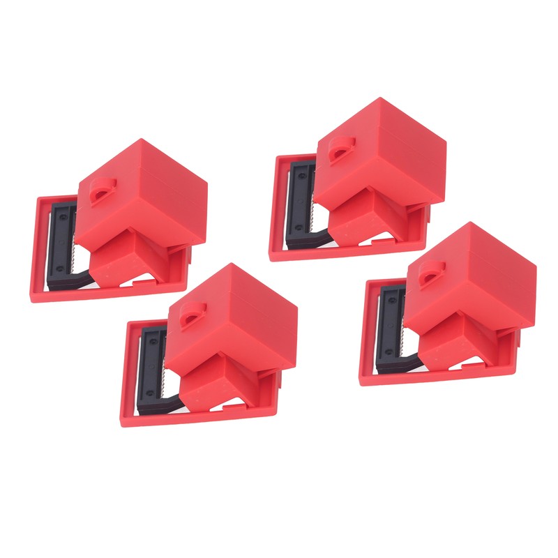 4Pcs Circuit Breaker Lockout Device Set Clamp On Single Pole