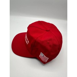 Vintage Make America Great Again Trump Cali Fame Red Snapback Hat Cap