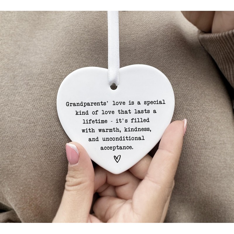 Heartfelt Grandparents' Keepsake | Lasting Lifetime Love | Filled with