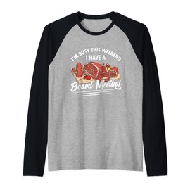 Charcuterie Board Meeting Food Items Charcuterie Artist Raglan Baseball Tee