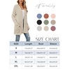 Famulily Ladies V Neck Cardigans Long Sleeve Open Front Swearter