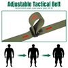 Tactical Battle Belt Set, Slim Airsoft Molle Belt, Shooting Hunting
