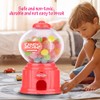 (Red) - Portable Children Candy Machine Plastic Mini Gumballs Dispenser