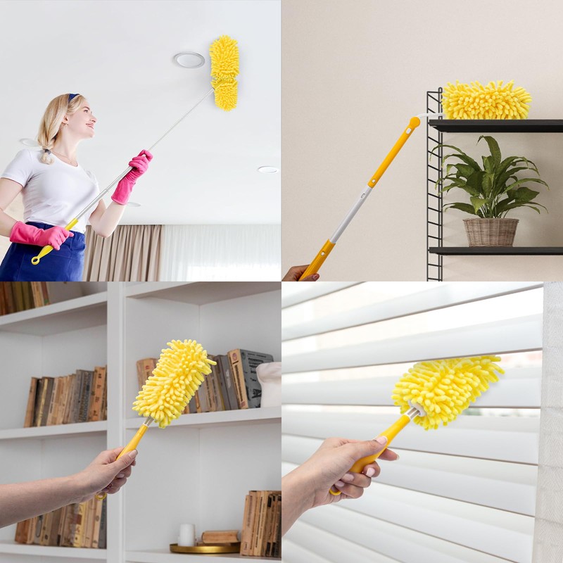 KeFanta Reusable Duster Refill for Swiffer, 360° Heavy Duty Duster