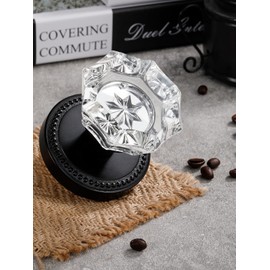 SORWDUERM - Pomos para puerta de chupete de color negro para interior, mango de chupete de una cara, decorativos, 2 unidades