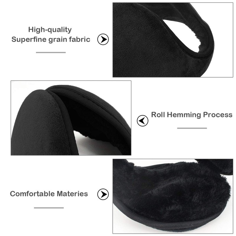 Winter Earmuff - Warm Ear Muffs Outdoor Around Foldable Adjustable