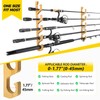 PLUSINNO WH5 Horizontal Fishing Rod/Pole Holders for Garage, Wall or