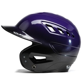 Boombah DEFCON Metallic Gloss Fade Batting Helmet NOSCAE Metallic Purple/Metallic Black - Size Junior 6 1/4" - 7"