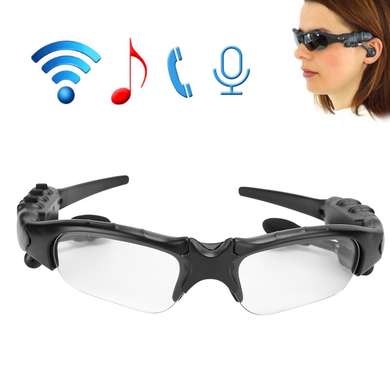 Bluetooth 5.0 Sunglasses Solar Power Wireless Glasses Headphone Headset Stereo