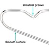 TIMMY Clothes Hangers 50 Pack Heavy Duty Stainless Steel Metal