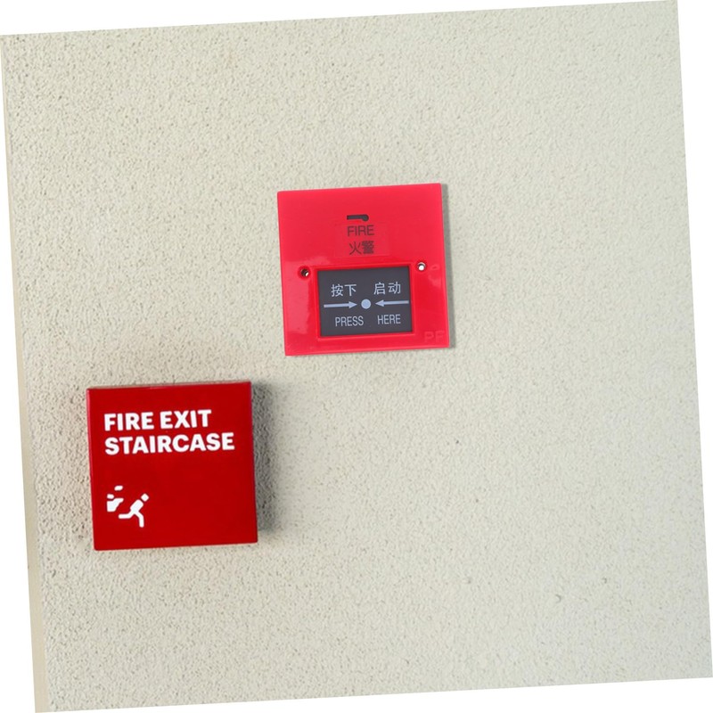 Zerodeko Emergency Fire Safety Alarm Button Glass Break Alarm for