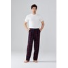 Jveyvth Mens Pajama Pants Flannel Cotton Plaid Sleep & Lounge