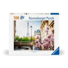 Ravensburger Puzzle 12000366 - Spring in Paris - 500 Pieces Puzzle for Adults and Children from 12 Years, City Puzzle Paris