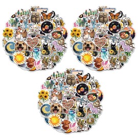150 Cartoon Flower Animal Stickers, Sticker Set, Sticker Aesthetic, Sticker Set Aesthetic, Bicycle Sticker, Laptop Sticker Aesthetic