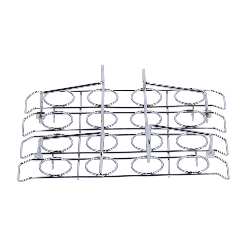 Ice Cream Cone Holder Stand, 16 Holes Stainless Steel Cupcake