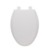 Sorelle Elongated Family Toilet Seat in Glossy White, Soft Close
