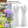 Rose Pruning Gardening Leather Gloves Wearproof Puncture Proof Long Work