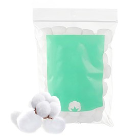 THQAE Pack of 200 soft cotton balls, white cotton balls, round, cotton balls, cosmetics, cotton balls, make-up cotton balls, cotton balls, cotton balls, cotton balls, cotton ball, degreasing cotton