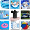 3PCS 12V Electric Air Pump for Inflatables, Air Mattress Pool