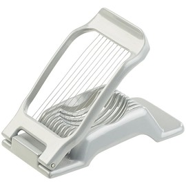 Rosenstein & Söhne All-purpose slicer: set of 2 full metal egg slicers with 10 stainless steel wires (professional egg cutter, folding egg cutter, chopper)