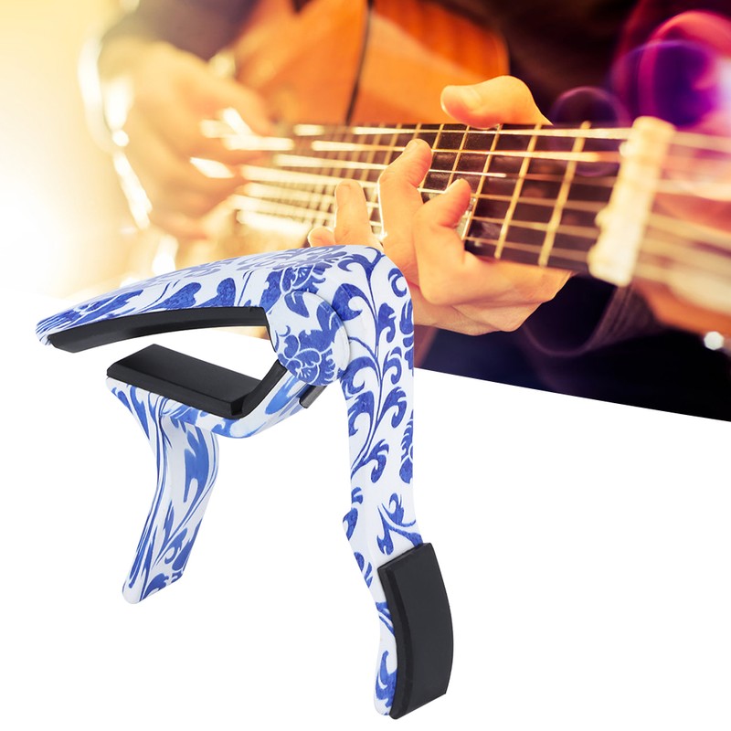 Universal Acoustic Folk Guitar Capo Tuning Clamp Clip Musical Instrument