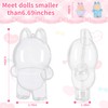 2PCS Protective Case Compatible with LABU Doll,Storage Pouches PVC Bag