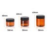 10PCS High-Quality PET Plastic Cream Bottle - 60ML/100ML/120ML, Double Layer