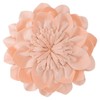 OiseauVoler Decorative Throw Pillow 3D Flower Round Pillow Accent Handmade