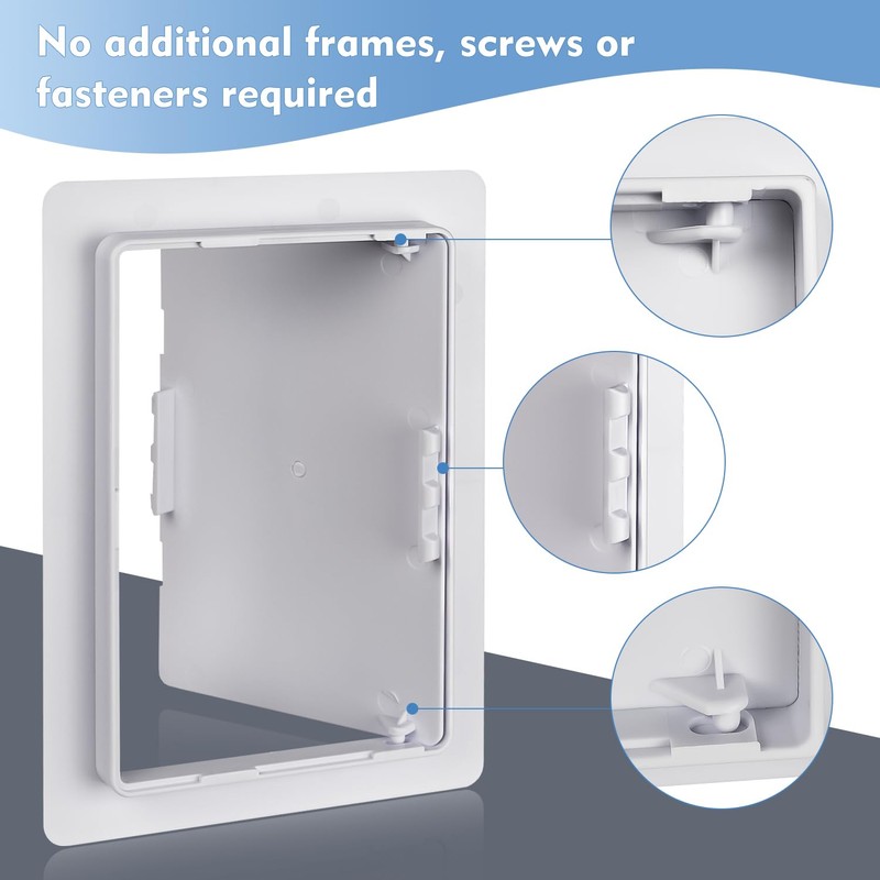 Donext Access Plumbing Panel for Drywall Ceiling, 6x9 in Plastic